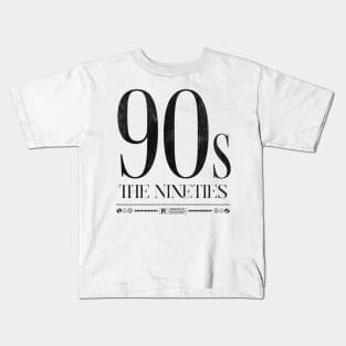 90s Nostalgia: A Retro Music & TV Throwback Kids T-Shirt